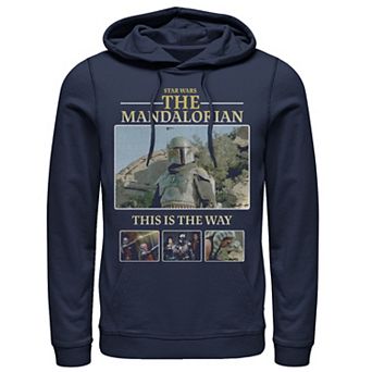 Men's Star Wars The Mandalorian This Is The Way Allies Portrait Panels Hoodie