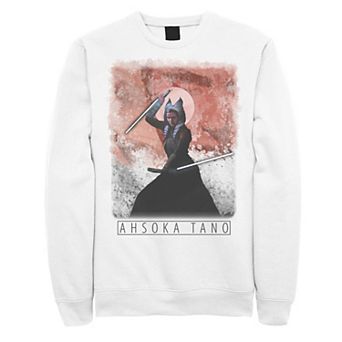 Men's Star Wars The Mandalorian Ahsoka Tano Watercolor Poster Sweatshirt