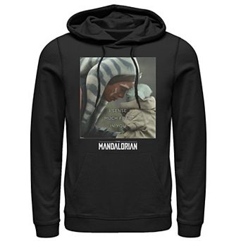 Men's Star Wars The Mandalorian Ahsoka Tano And The Child Poster Hoodie