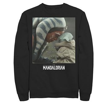 Men's Star Wars The Mandalorian Ahsoka Tano And The Child Poster Sweatshirt