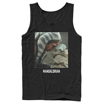 Men's Star Wars The Mandalorian Ahsoka Tano And The Child Poster Tank Top