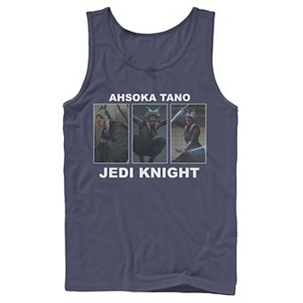 Men's Star Wars The Mandalorian Ahsoka Tano Jedi Knight Portrait Panels Tank Top