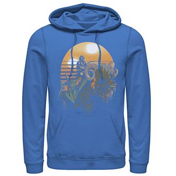 Men's Star Wars Bantha Riders Sunset Retro Portrait Hoodie