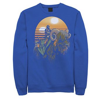 Men's Star Wars Bantha Riders Sunset Retro Portrait Sweatshirt