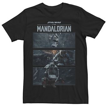 Men's Star Wars The Mandalorian Battle Chase Scene Tee