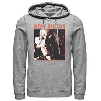 Men's Star Wars The Mandalorian Moff Gideon Orange Hue Portrait Hoodie