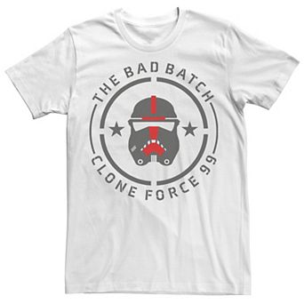 Men's Star Wars The Bad Batch Clone Force 99 Stamp Tee