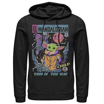 Men's Star Wars The Mandalorian The Child Comic Hoodie