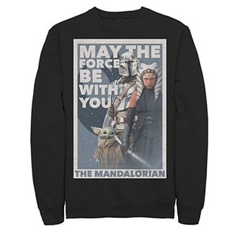 Men's Star Wars The MandalorianMay The Force Be With you Group Poster Sweatshirt