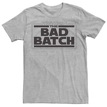 Men's Star Wars The Bad Batch Retro Text Logo Tee