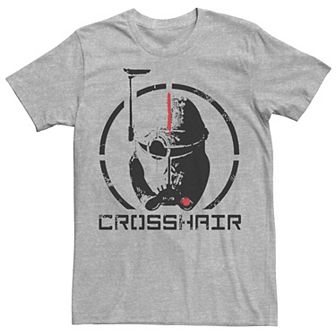Men's Star Wars The Bad Batch Crosshair Portrait Logo Tee