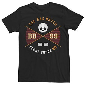 Men's Star Wars The Bad Batch Clone Force 99 Simple Logo Tee