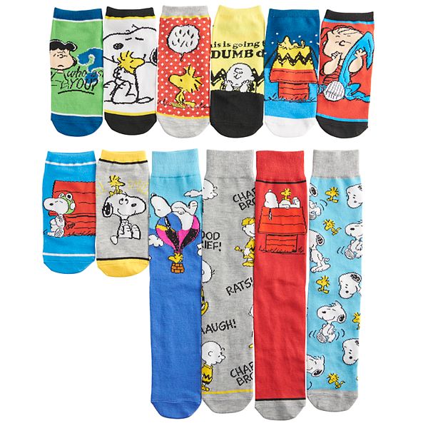 Men's Peanuts 12 Days of Socks Gift Box