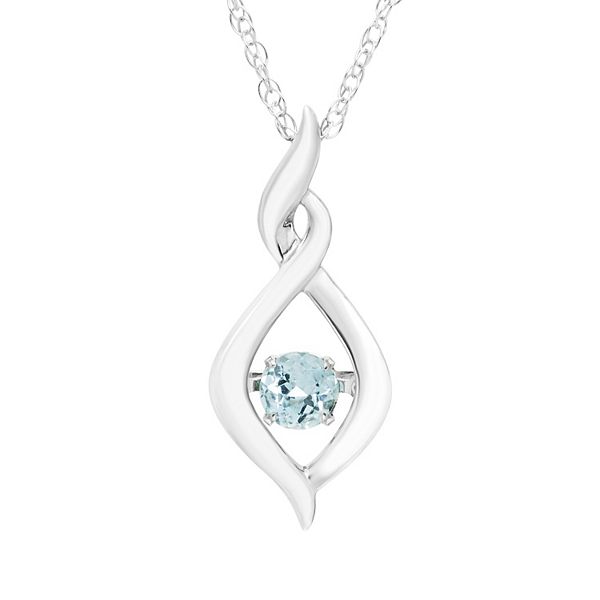 Kohls aquamarine deals necklace