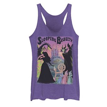 Disney's Sleeping Beauty Juniors' Aurora & Maleficent Movie Poster Tank Top