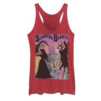 Disney's Sleeping Beauty Juniors' Aurora & Maleficent Movie Poster Tank Top