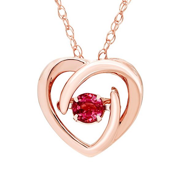 Rose gold heart hot sale necklace kohls