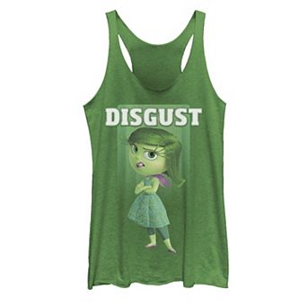 Disney / Pixar's Inside Out Juniors' Disgust Portrait Tank Top