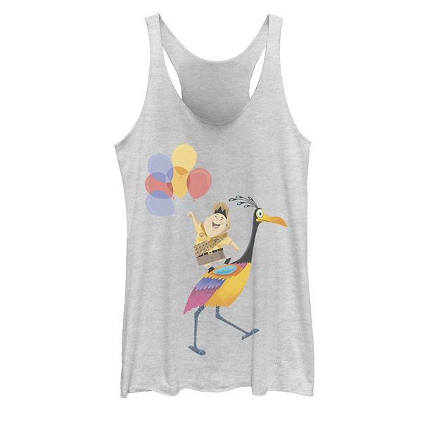 Disney / Pixar's Up Juniors' Kevin And Russell With Balloons Tank Top