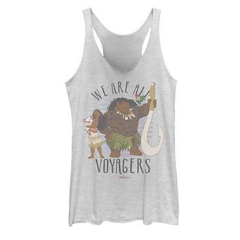 Disney's Moana Juniors' Pua Maui Hei Hei "We Are All Voyagers" Tank Top