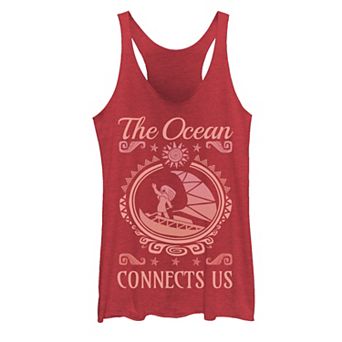 Disney's Moana Juniors' "The Ocean Connects Us" Coral Tank Top