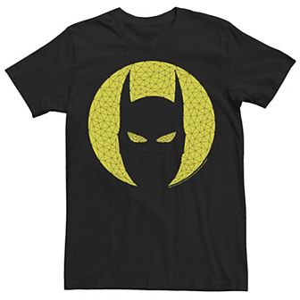 Men's DC Fandome Batman Mask Geometric Moonlight Silhouette Tee