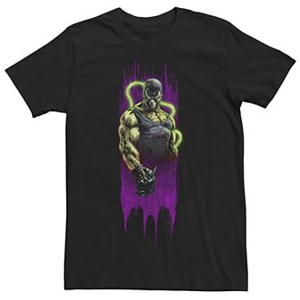 Men's DC Fandome Batman Bane Paint Drip Panel Portrait Tee