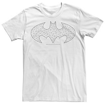 Men's DC Fandome Batman Yellow Line Art Logo Tee