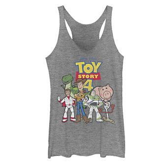 Disney / Pixar's Toy Story 4 Juniors' New Group Shot Movie Logo Poster Tank Top
