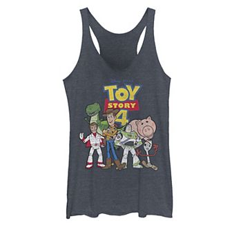 Disney / Pixar's Toy Story 4 Juniors' New Group Shot Movie Logo Poster Tank Top