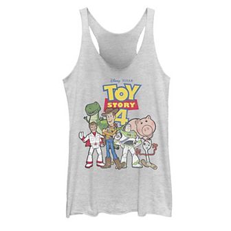 Disney / Pixar's Toy Story 4 Juniors' New Group Shot Movie Logo Poster Tank Top