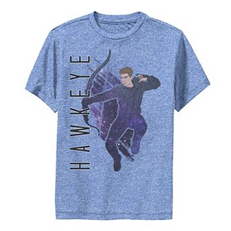 Boys 8-20 Marvel Avengers Endgame Hawkeye Galaxy Painted Performance Graphic Tee