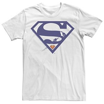 Men's DC Fandome Superman Blue Silhouette Logo Tee