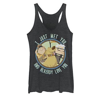 Disney / Pixar's Up Juniors' Russell Carl Dug "I Just Met You And Love You" Tank Top