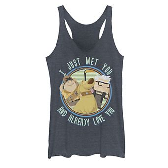 Disney / Pixar's Up Juniors' Russell Carl Dug "I Just Met You And Love You" Tank Top