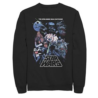 Men's Star Wars The Saga Continues Group Shot Sweatshirt