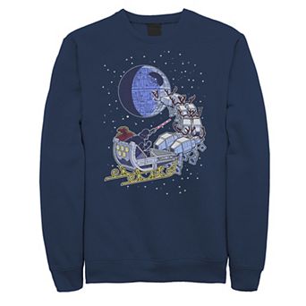 Men's Star Wars Darth Vader In A Sleigh Portrait Sweatshirt