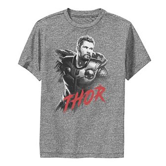 Boys 8-20 Marvel Avengers Endgame Thor Tonal Portrait Performance Graphic Tee