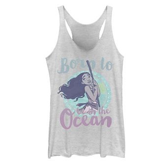 Disney's Moana Juniors' "Born To Be In The Ocean" Painted Style Tank Top