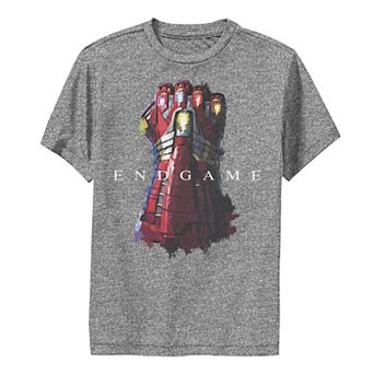 Boys 8-20 Marvel Avengers: Endgame Iron Man Gauntlet Performance Graphic Tee