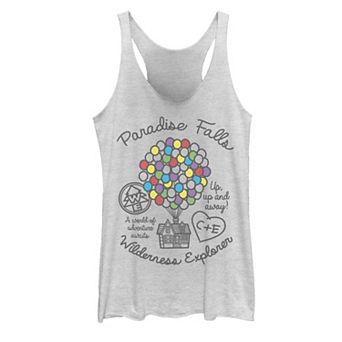 Disney / Pixar's Up Juniors' Colorful Balloon Paradise Falls Tank Top