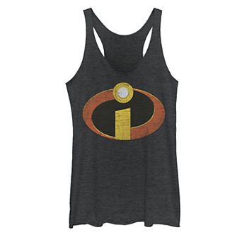 Disney / Pixar's Incredibles Distressed Emblem Juniors' Tank Top