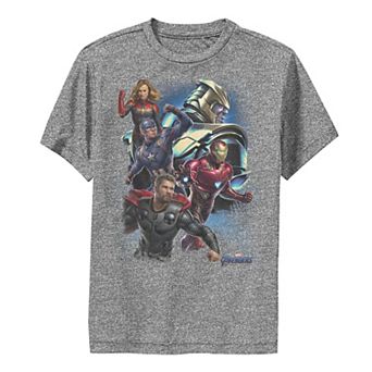 Boys 8-20 Marvel Avengers Endgame Thano's Enemies Poster Performance Graphic Tee