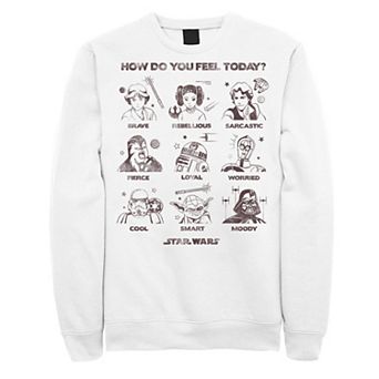 Men's Star Wars Feelings Group Poster Sweatshirt