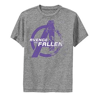 Boys 8-20 Marvel Avengers Endgame Avenge The Fallen Fading Logo Performance Graphic Tee