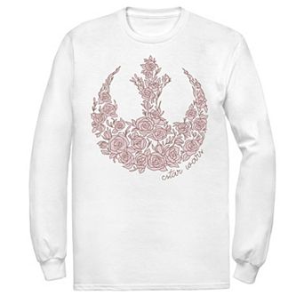 Men's Star Wars Rose Rebel Emblem Tee