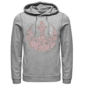 Men's Star Wars Rose Rebel Emblem Hoodie