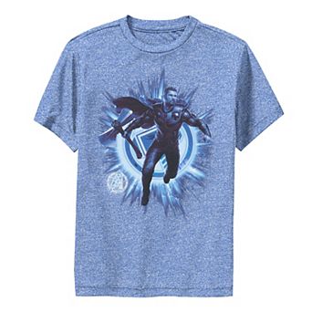 Boys 8-20 Marvel Avengers Endgame Thor Blast Poster Performance Graphic Tee