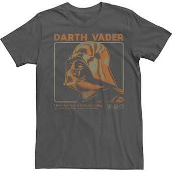 Men's Star Wars Vader Box Text Tee
