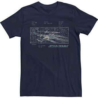 Men's Star Wars Concept Plate Vintage Tee